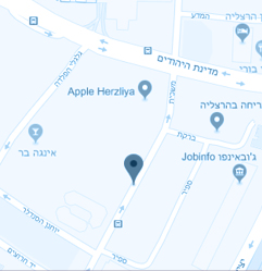 מפה גם ים הרצליה
